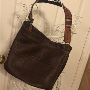 Fossil leather Texas A&M handbag